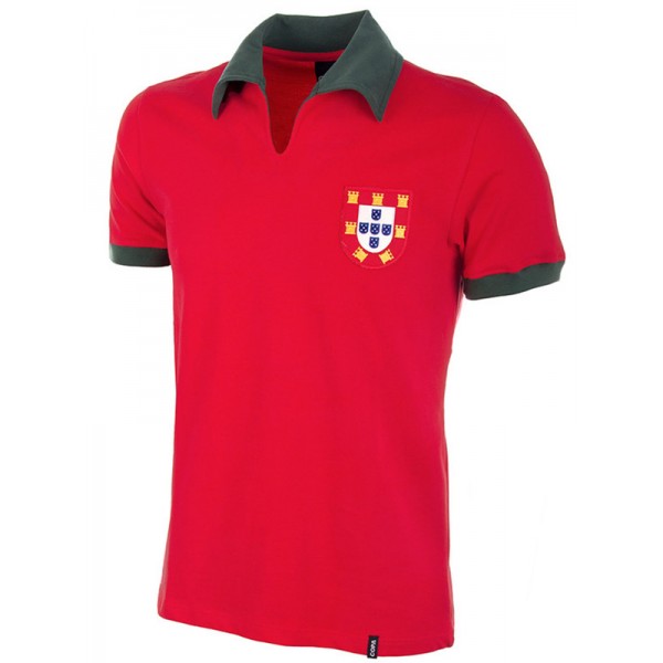 Portugal home retro jersey soccer uniform men's first football kit tops sport shirt 1972